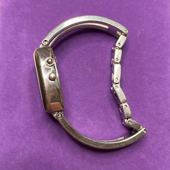 💛 Fossil Pink & Silver Bic Tic Digital Cat Analog Watch - Picture 4 of 5